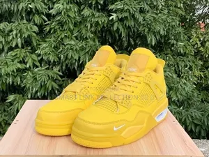 Yellow Air Jordan 4 *Bike*