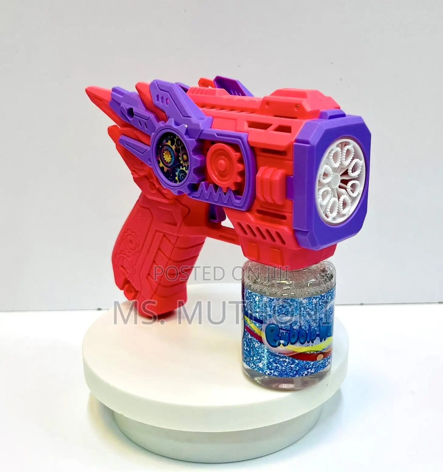 Kids Motorized Bubble Gun Toy