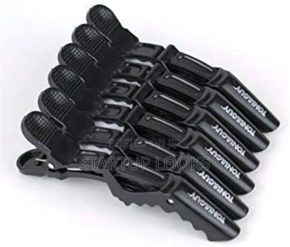 Crocodile Hair Clips Pack 6pcs