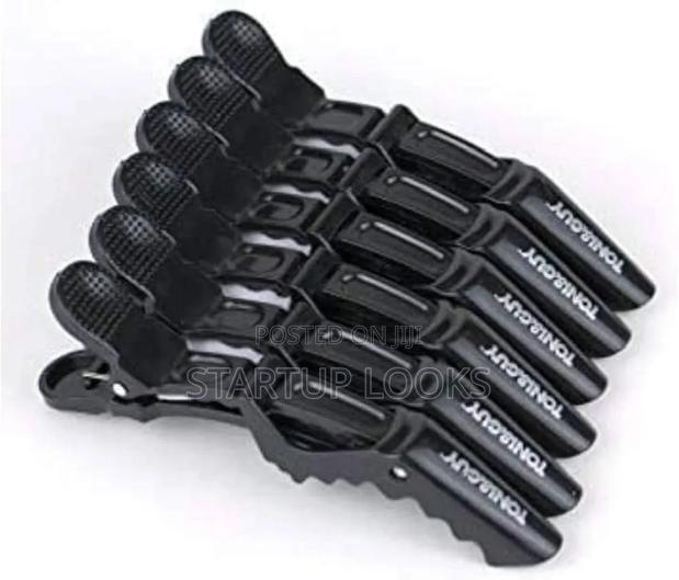 Crocodile Hair Clips Pack 6pcs - thumbnail 2