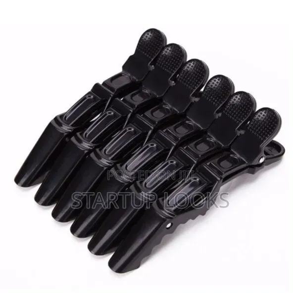 Crocodile Hair Clips Pack 6pcs