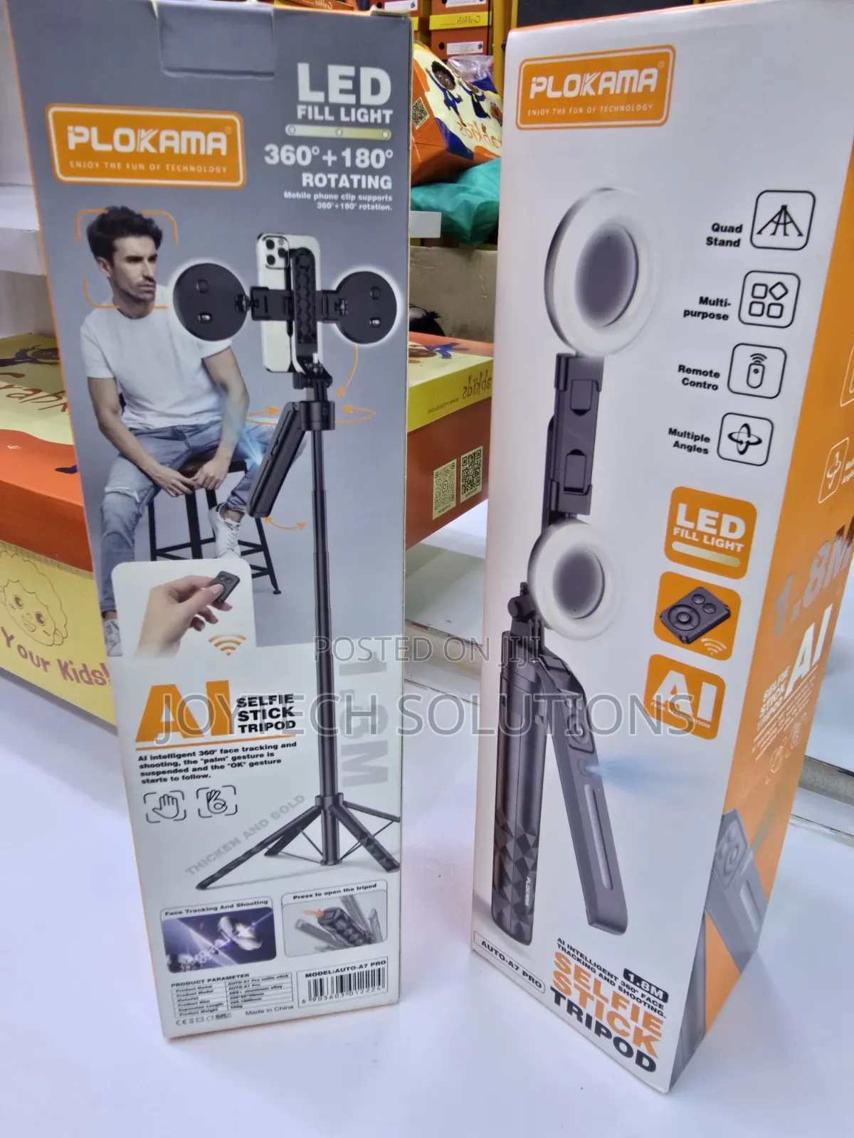  Ai Tracking Selfie Stick Tripod 360° Plokama A7 Pro Tiktok