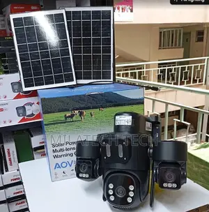Triple Lens 4g Solar Camera Hieasy Goood Quality