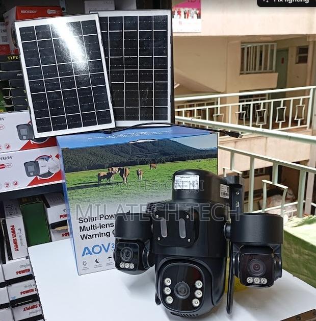 Triple Lens 4g Solar Camera Hieasy Goood Quality