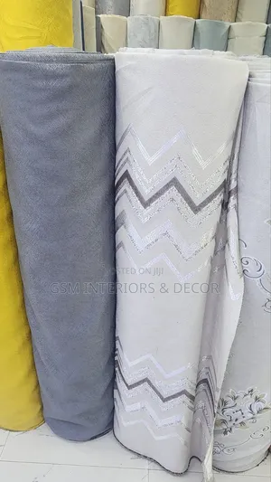 Heavy Fabric Floral Curtains for Home Accessories