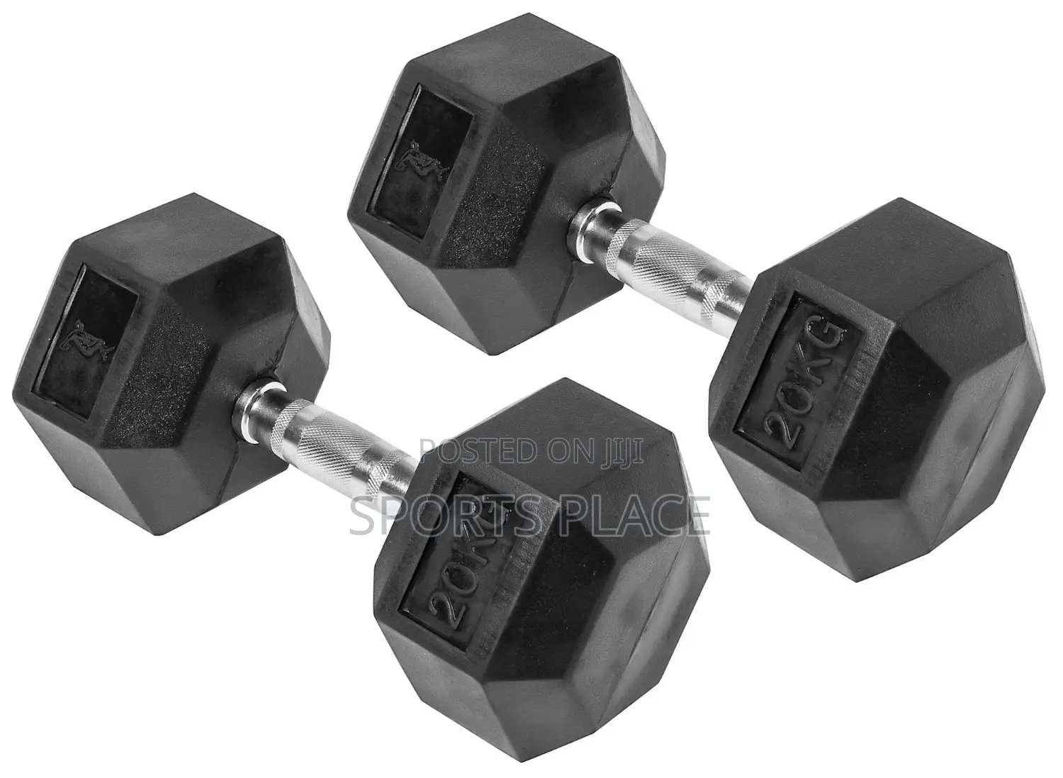 20kg Hex Dumbell Pair(2) - 2 Hexagonal Dumbell Weights
