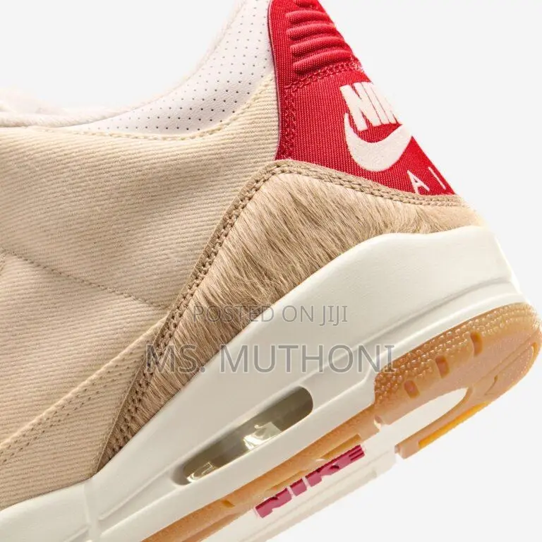 Levi's X Air Jordan 3 'Ecru Denim' Sneaker Size 38-45