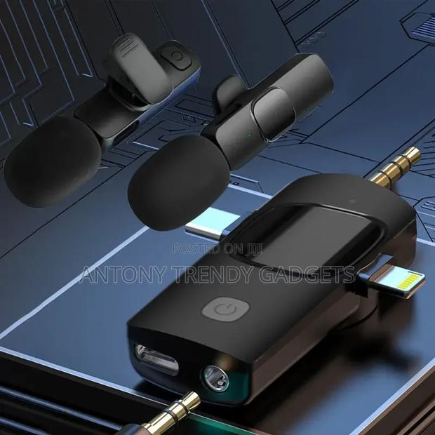  Wireless Dual Mic 3-in-1 Receiver 20m Vlog Kit - thumbnail 3