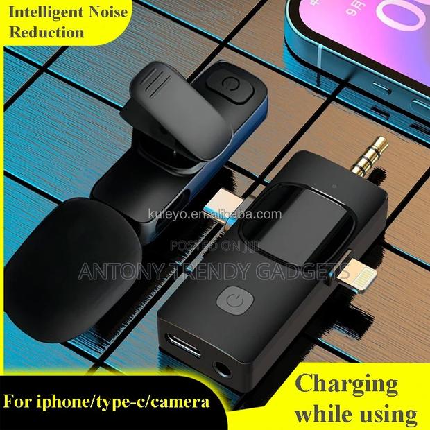  Wireless Dual Mic 3-in-1 Receiver 20m Vlog Kit - thumbnail 4