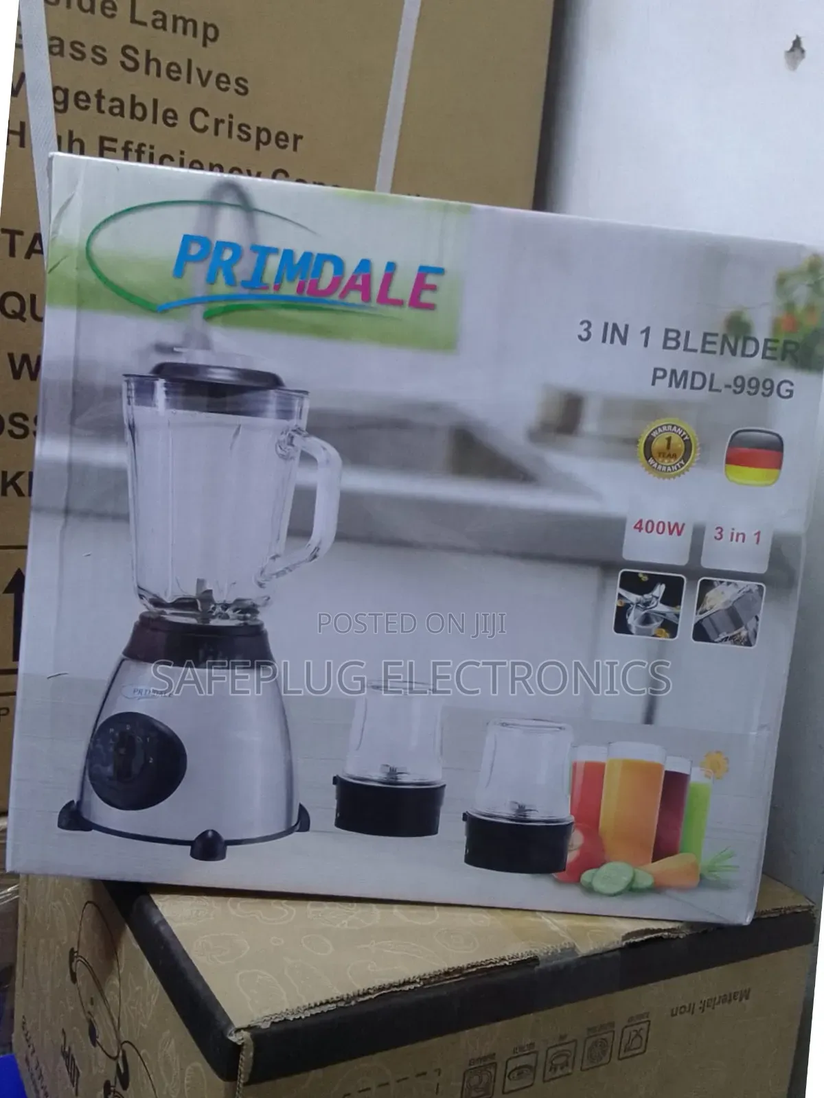3-in-1 Blender – Blend, Grind Chop