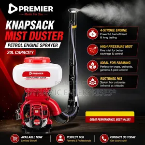 Premier 20l Mist Duster Engine Sprayer - 4-Stroke Petrol