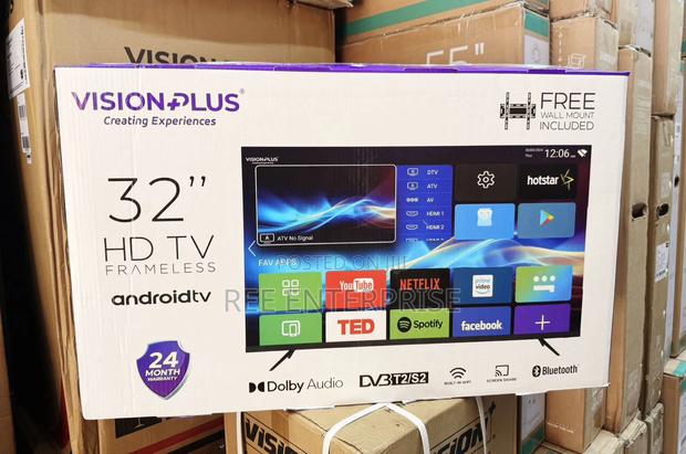 *Vision Plus Tv*
32” Smart Android Brand New - thumbnail 2