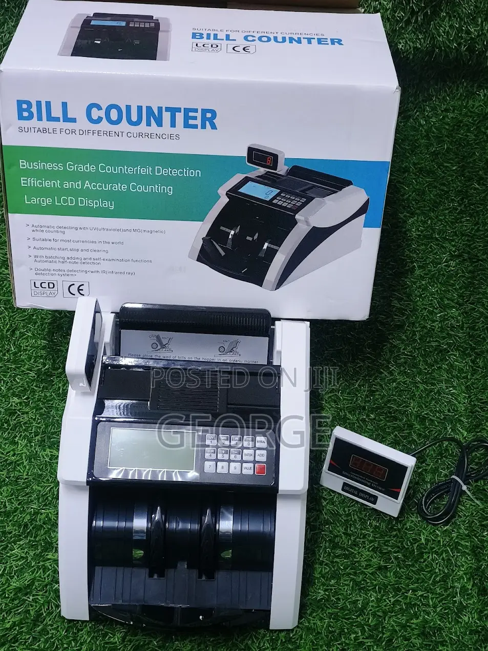 Bill Counter /Multi Currency Automatic Money Counting Machine