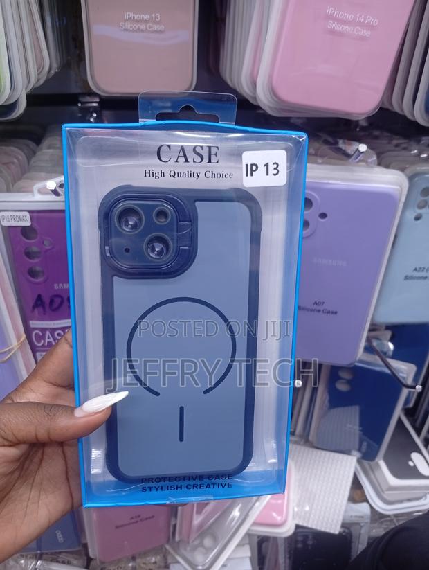 iPhone 13 or iPhone 14 Pro Magnetic Silicone Phone Case