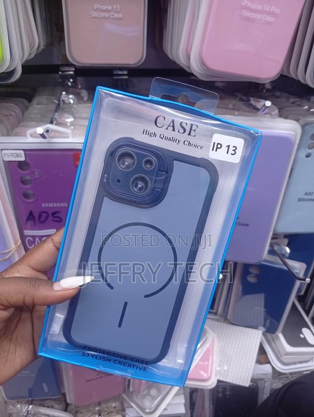 iPhone 13 or iPhone 14 Pro Magnetic Silicone Phone Case - thumbnail 2