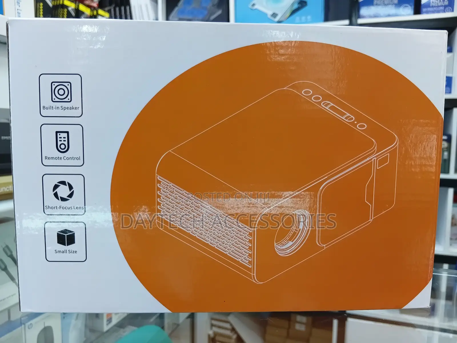 T5 Quality Ultra Hd Digital Home Projector - White