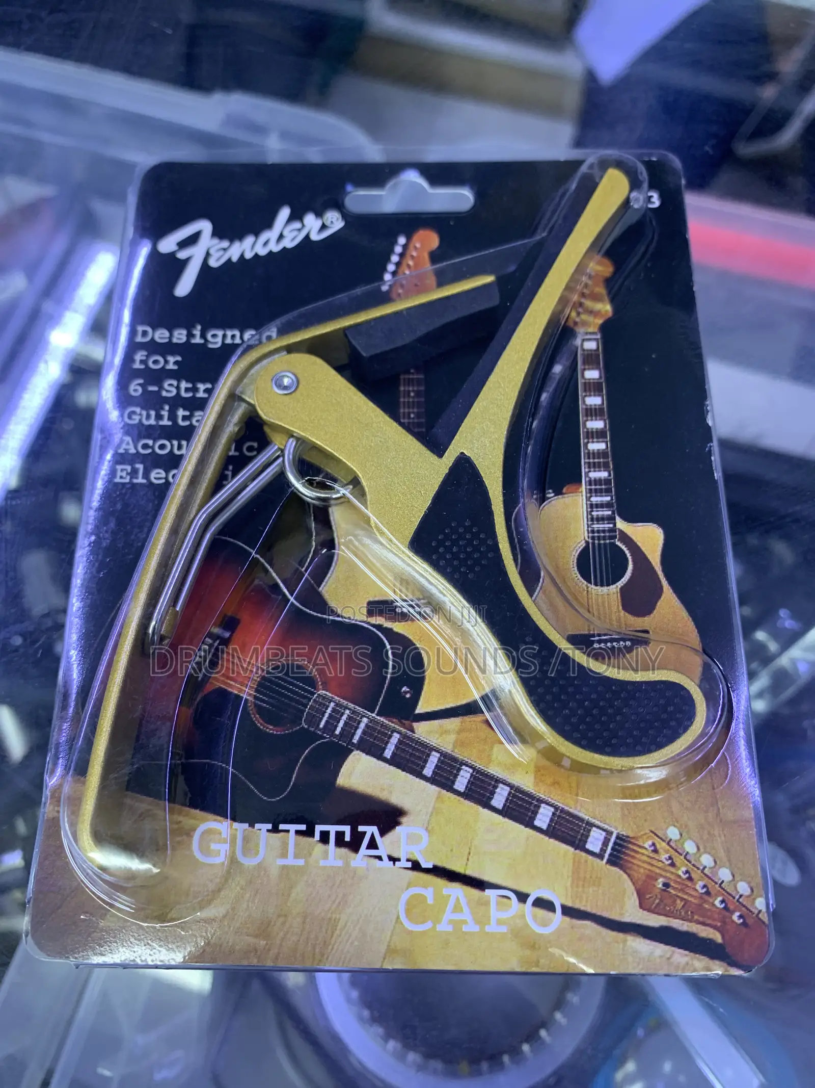 Golden Guitar Capo