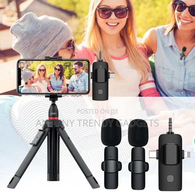 Clip on Wireless Mic Set for Streaming Recording - thumbnail 4