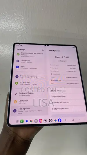 Samsung Galaxy Fold 5G 512 GB Black