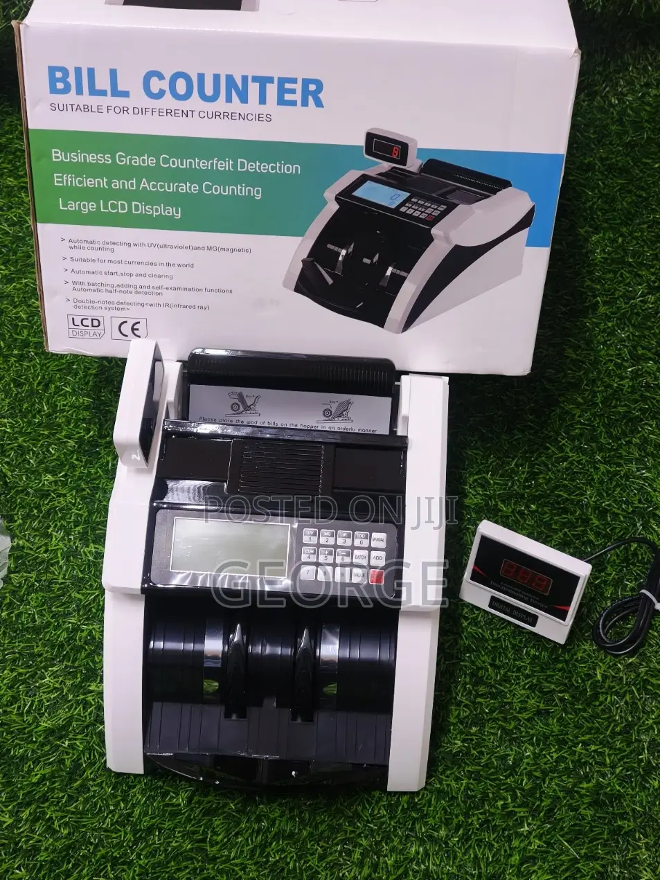Counterfeit Bill Counter Detector Professional Multi-Currency