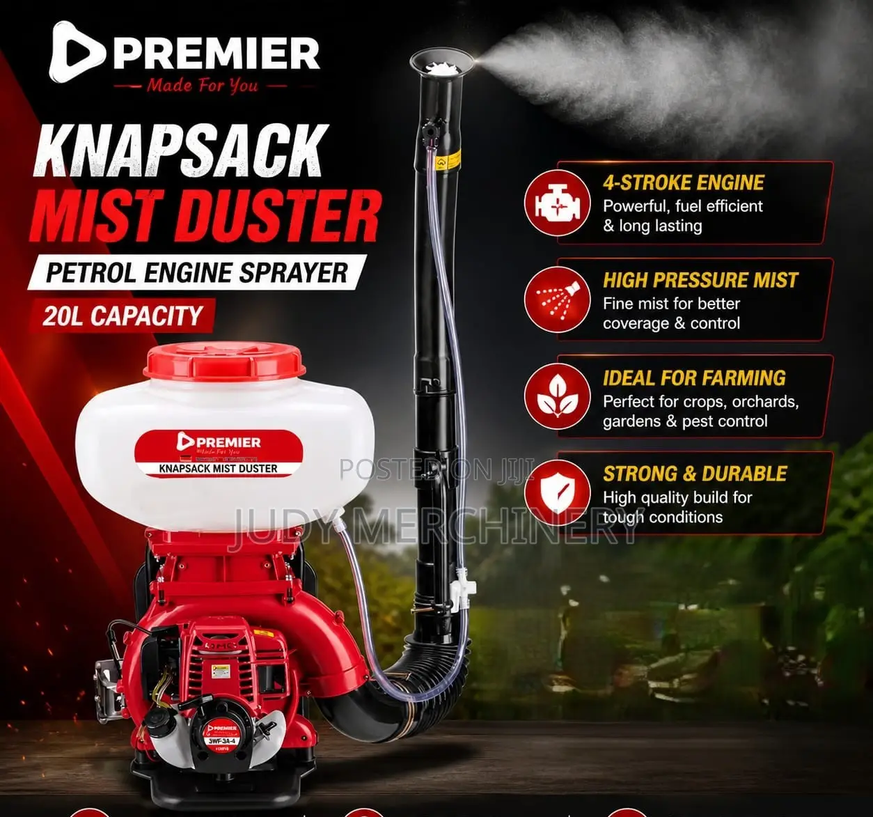 Knapsack Mist Duster