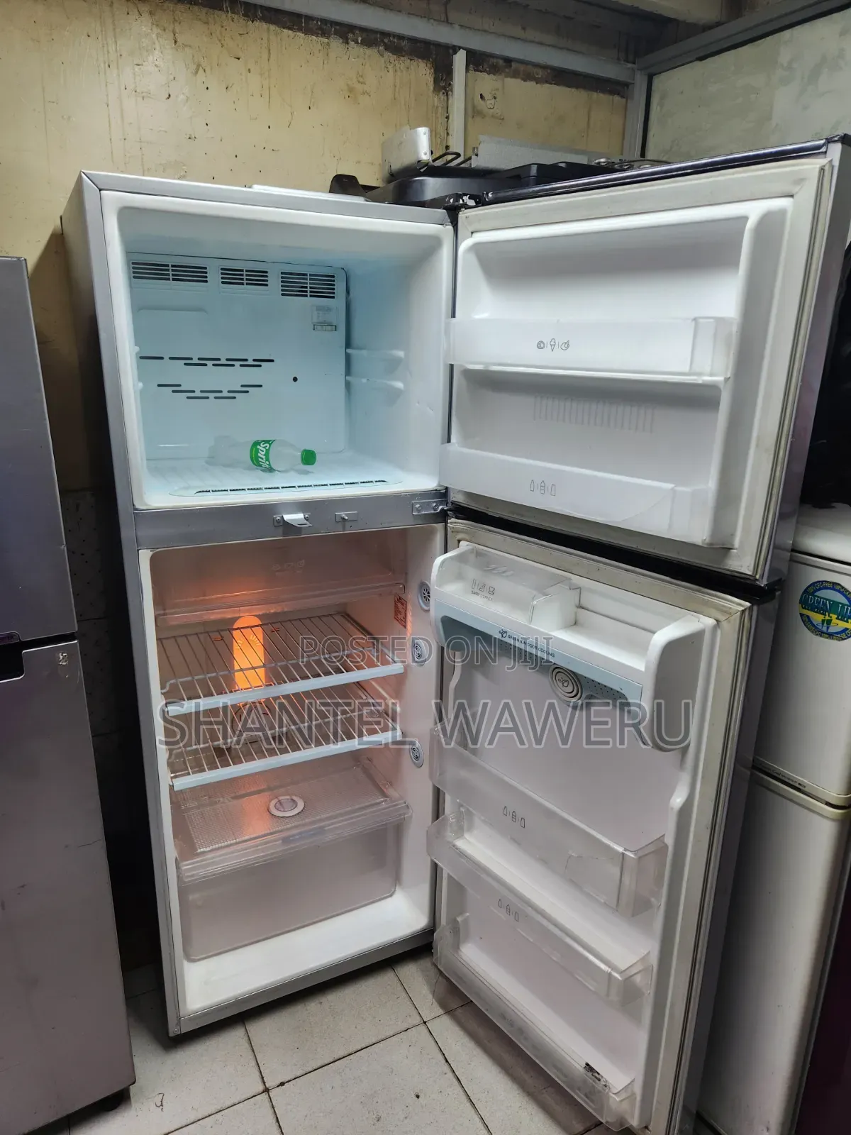 Silver Double Fridge Lg 350litres on Offer