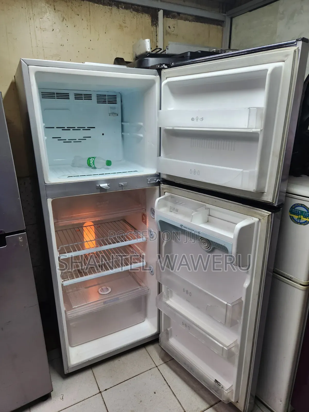 Silver Double Fridge Lg 350litres on Offer