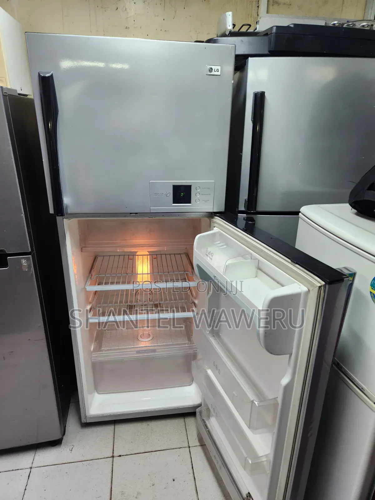 Silver Double Fridge Lg 350litres on Offer