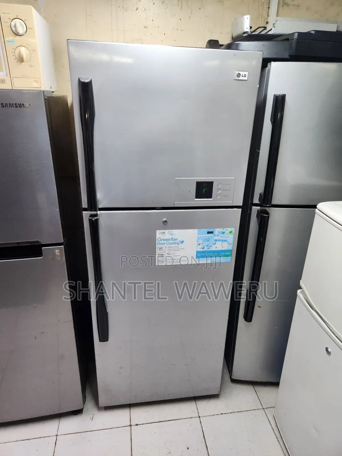 Silver Double Fridge Lg 350litres on Offer