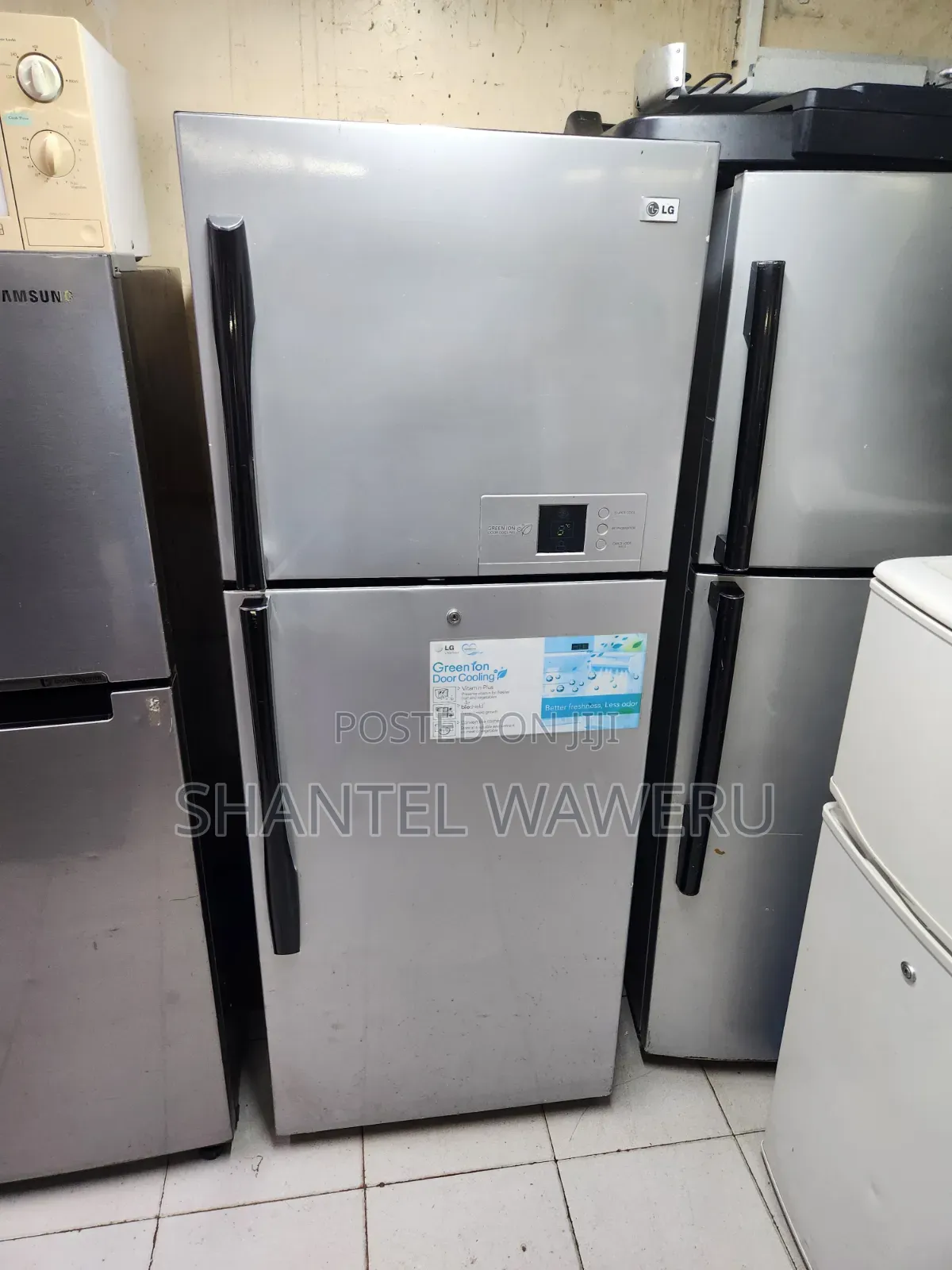 Silver Double Fridge Lg 350litres on Offer