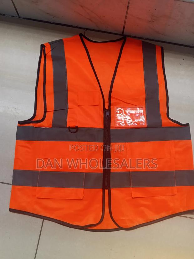 Orange Reflector With Zip and Pocket