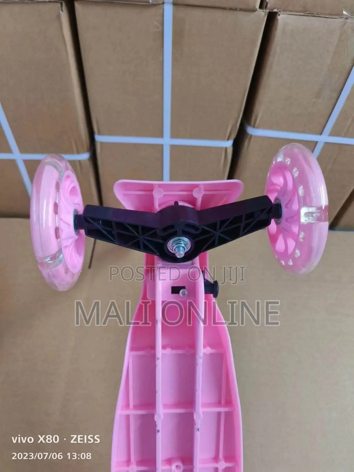 Mini Kids Kick Scooter Foldable Adjustable Height 3 Wheel Led Scooter