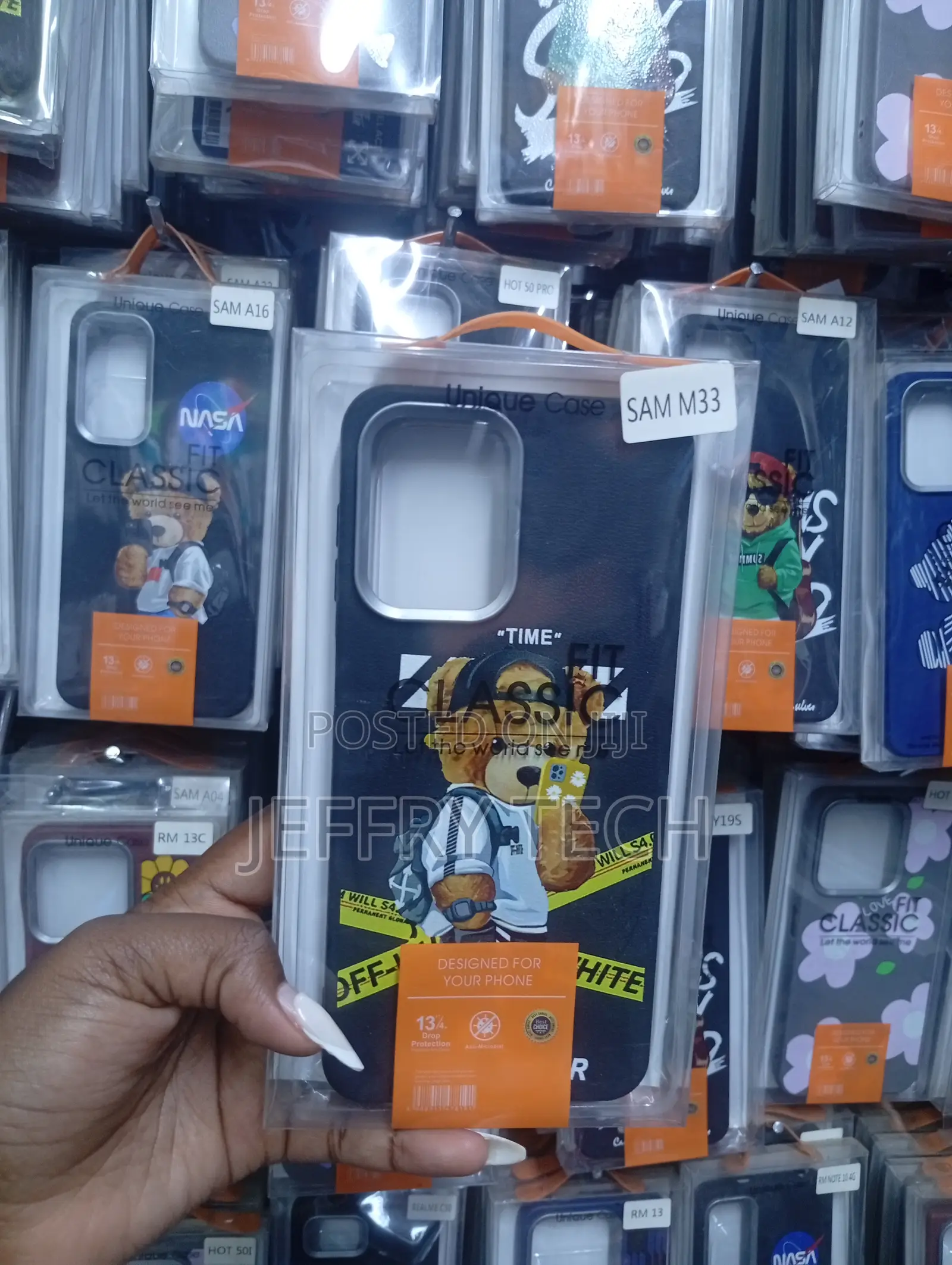 Samsung Galaxy A16, A12, or M33 "Classic Bear" Design Case