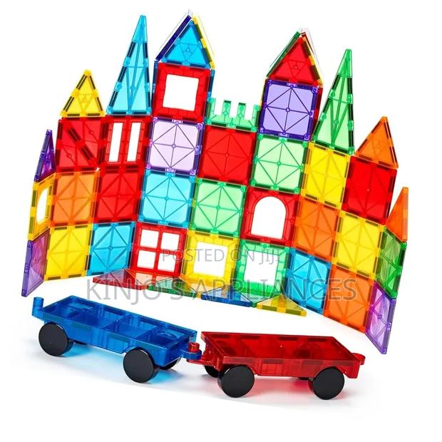 Magnetic Tiles, 100pcs Building Blocks, Magnets Building Set - main view