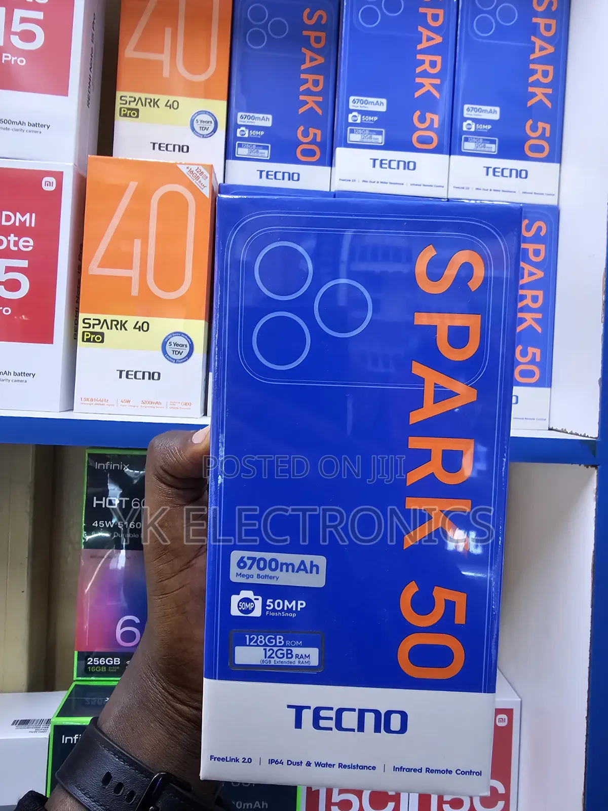New Tecno Spark 50 128 GB Black