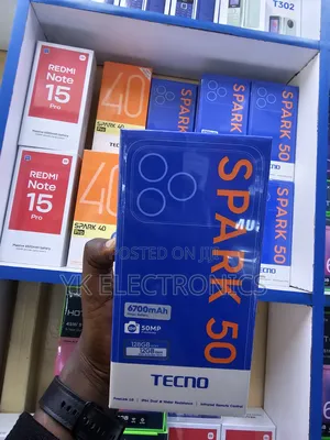 New Tecno Spark 50 128 GB Black