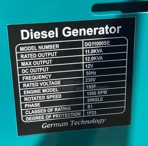 Powerful Silent Diesel Generator 12kva