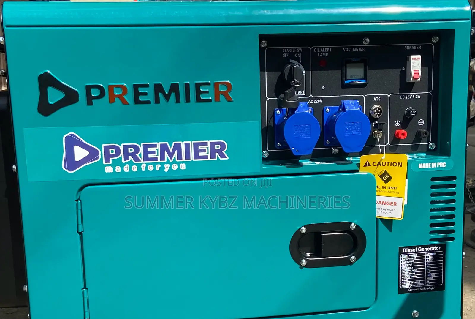 Powerful Silent Diesel Generator 12kva