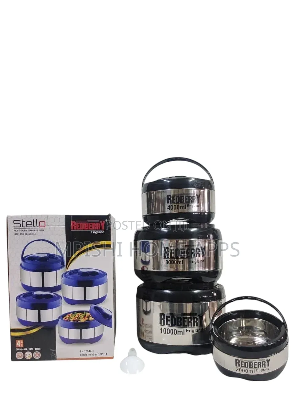 Redberry Stello Stainless Steel Insulated Hot Pots