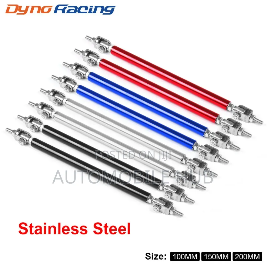 Universal Front Bumper Lip Holder Rods – Racing Style Support