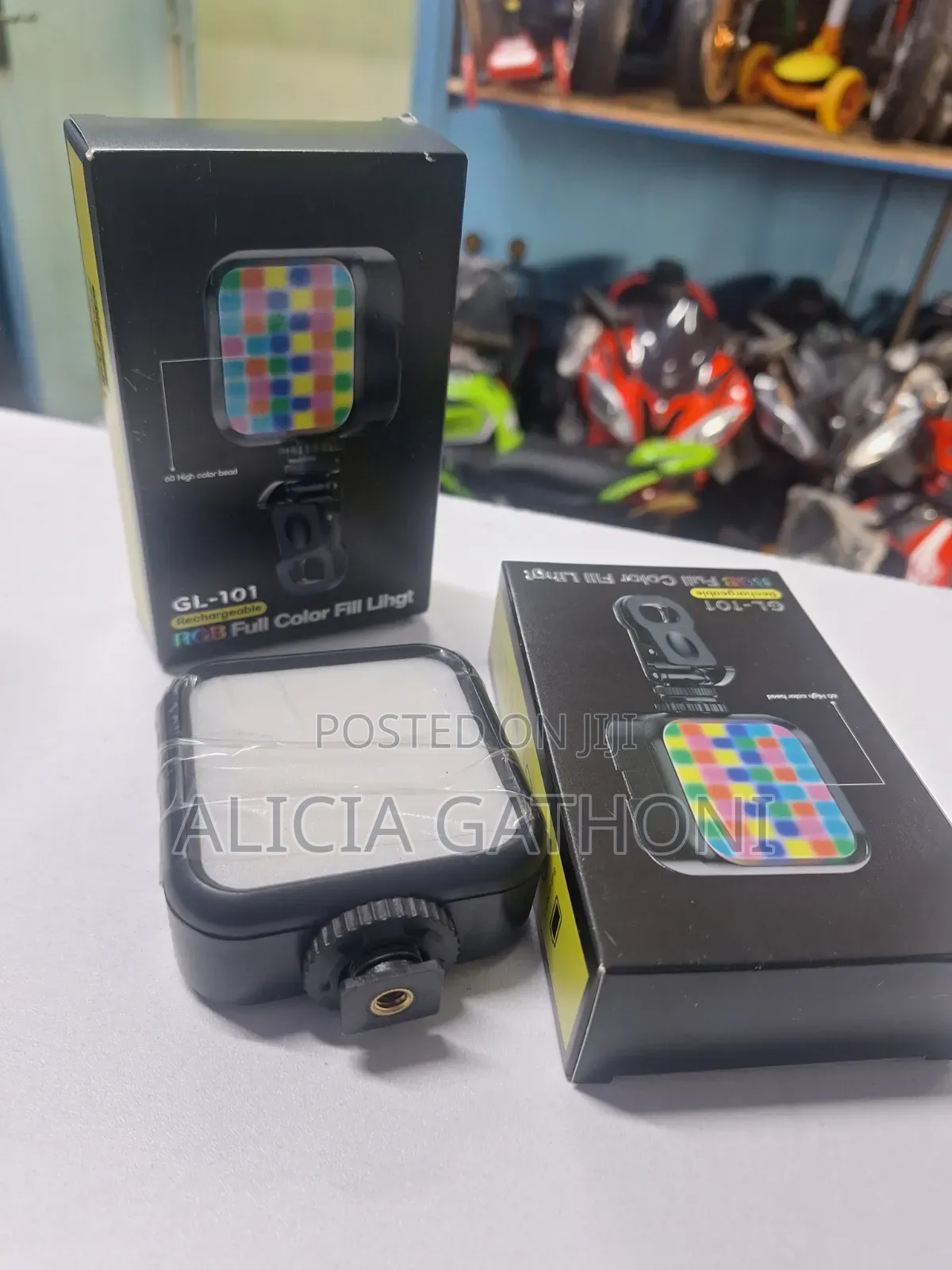 Rechargeable RGB Full Color Fill Light