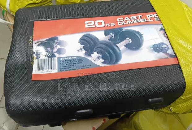 20kgs Chrome Dumbells With Case