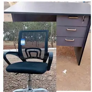 Mesh Chair With Desk