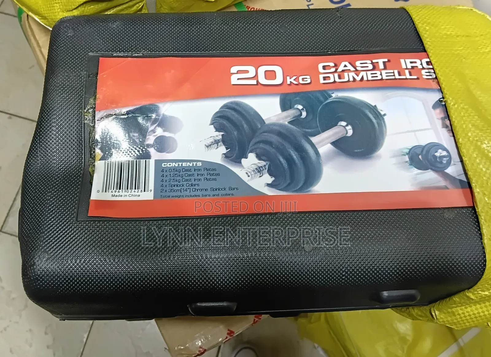20kgs Chrome Dumbells With Case