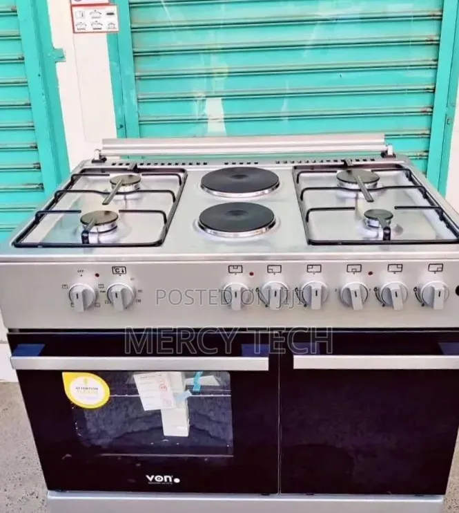 Von 4 Gas + 2 Electric Freestanding Cooker With Double Oven