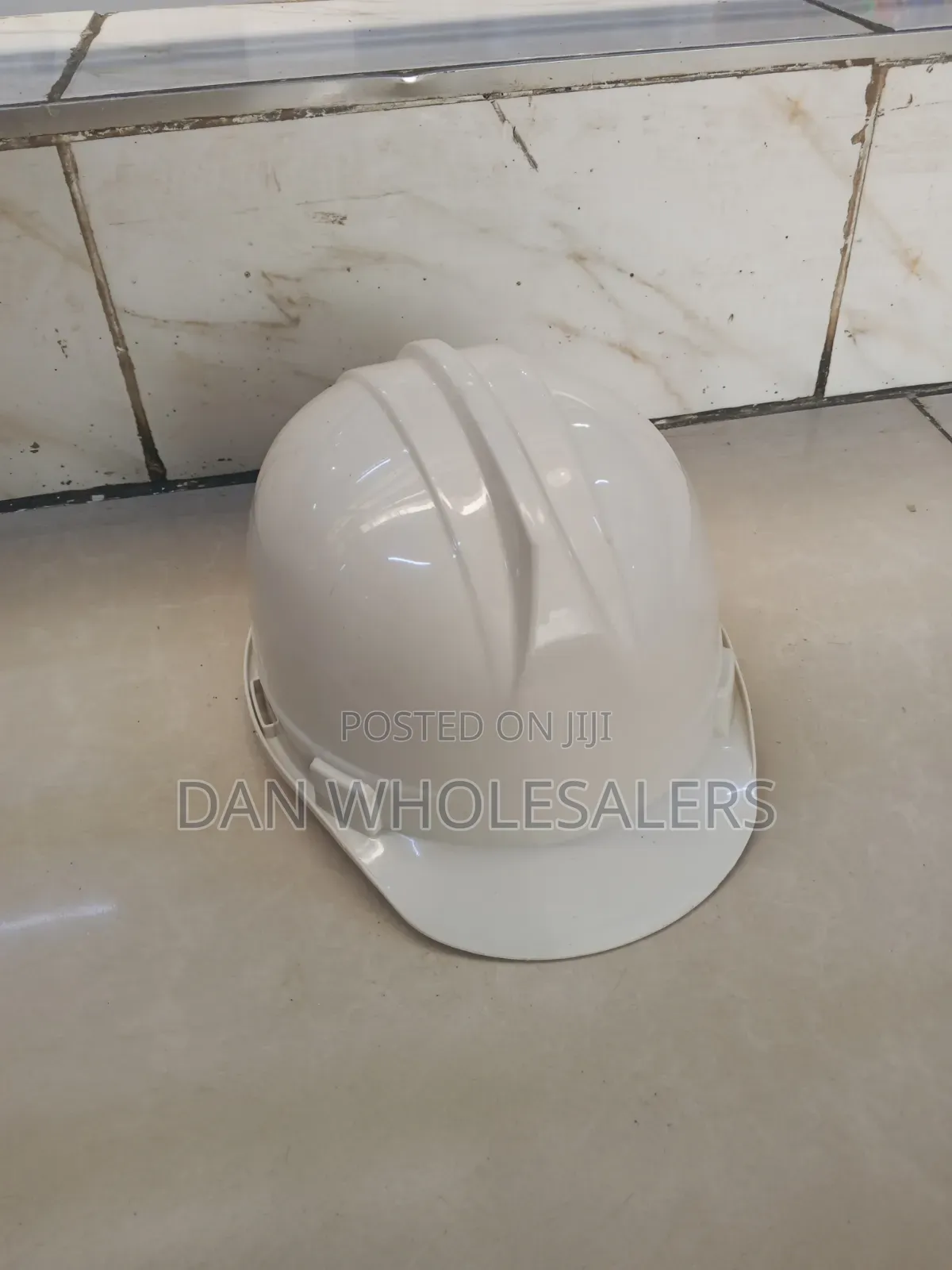White Construction Helmet