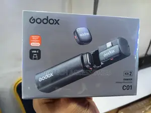 This Is a Godox C01 Kit2 Wireless Lavalier Microphone System.