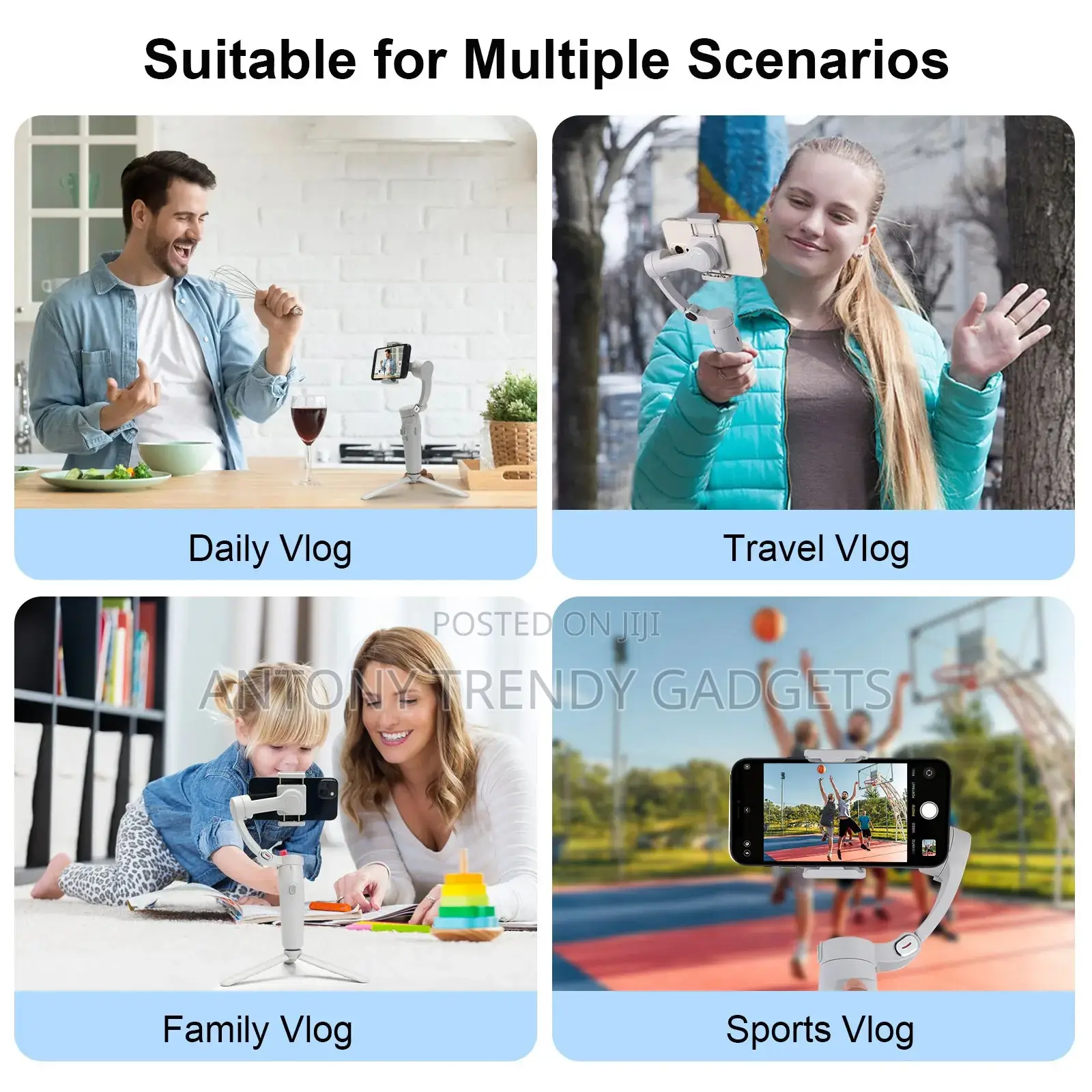 Merak M1 Ai Tracking Phone Gimbal Portrait Vlogging Tool