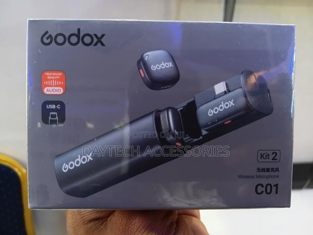 Godox C01 2-Person Wireless Microphone With Usb-C Connector for Mobile - thumbnail 2