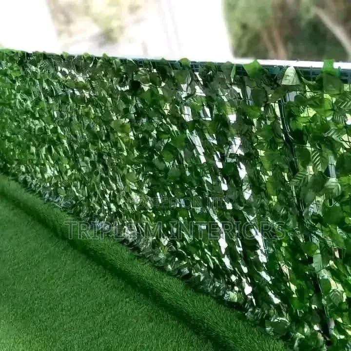 Uv-Resistant Artificial Leaf Fence Panel